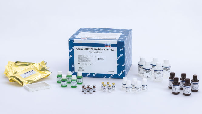 QIAGEN QuantiFERON-TB Gold Plus Reference Lab Pack — ELISA kit with collection tubes and reagents